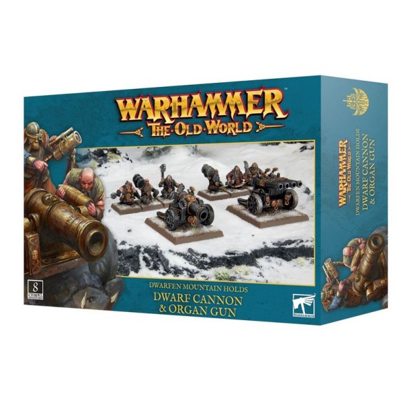 Warhammer - The Old World - Dwarfen Mountain Holds - Dwarf Cannon and Organ Gun