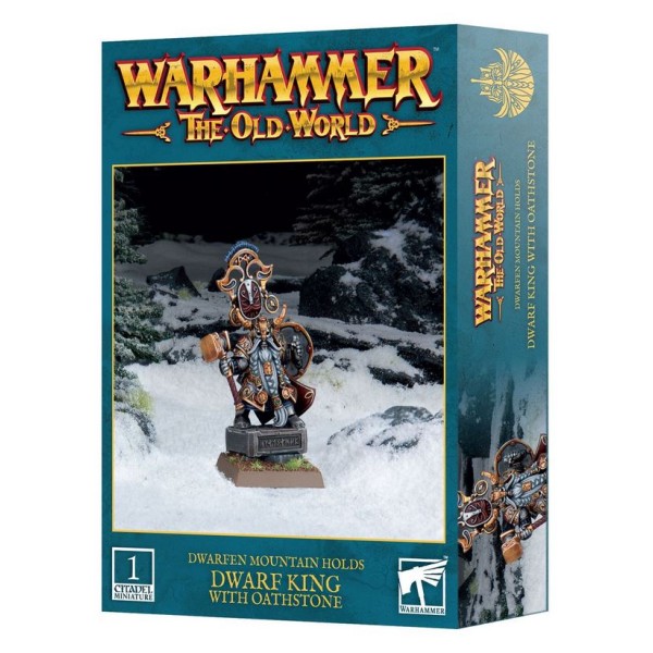 Warhammer - The Old World - Dwarfen Mountain Holds - Dwarf King With Oathstone