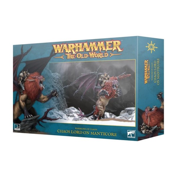 Warhammer - The Old World - Warriors of Chaos - Chaos Lord on Manticore