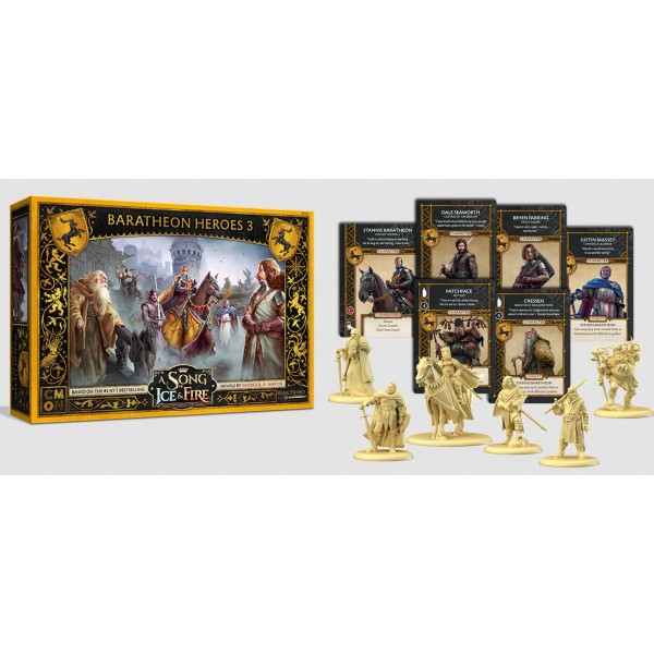 A Song of Ice and Fire - Tabletop Miniatures Game - Baratheon Heroes III