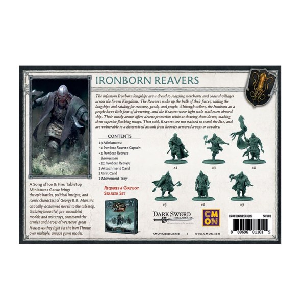 A Song of Ice and Fire - Tabletop Miniatures Game - Greyjoy Ironborn Reavers