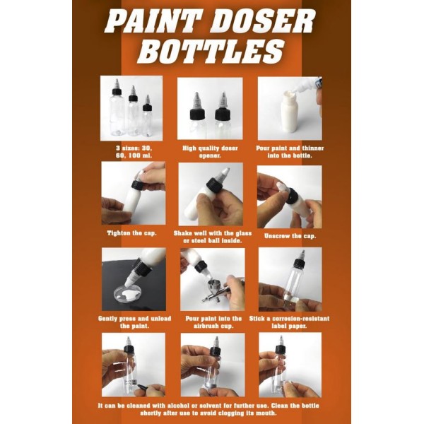 AK Interactive - PAINT DOSER BOTTLES - 30ml