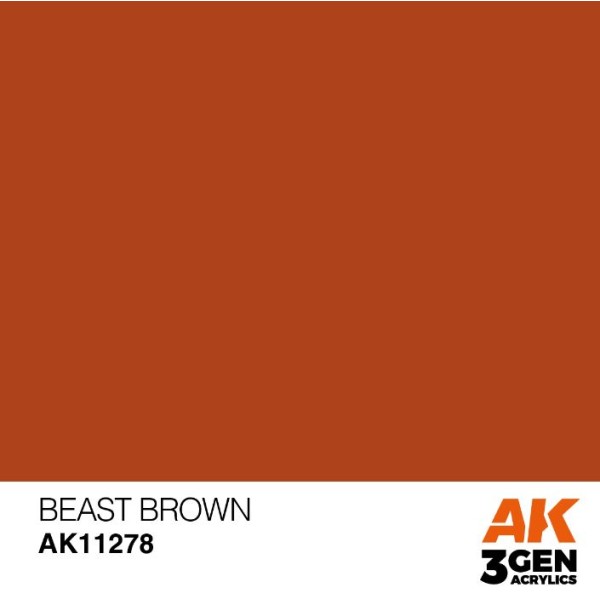 AK Interactive - 3rd Generation Acrylics 17ml - BEAST BROWN – Colour Punch