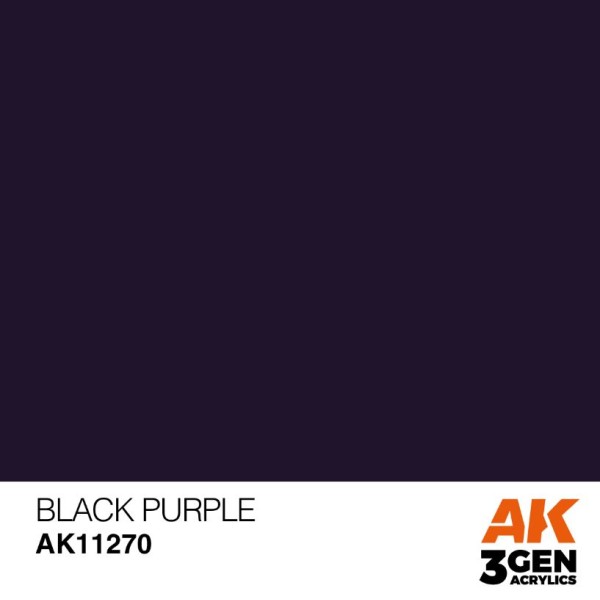 AK Interactive - 3rd Generation Acrylics 17ml - BLACK PURPLE – Colour Punch