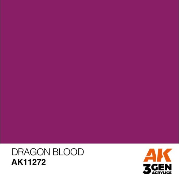 AK Interactive - 3rd Generation Acrylics 17ml - DRAGON BLOOD – Colour Punch