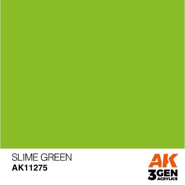 AK Interactive - 3rd Generation Acrylics 17ml - SLIME GREEN – Colour Punch