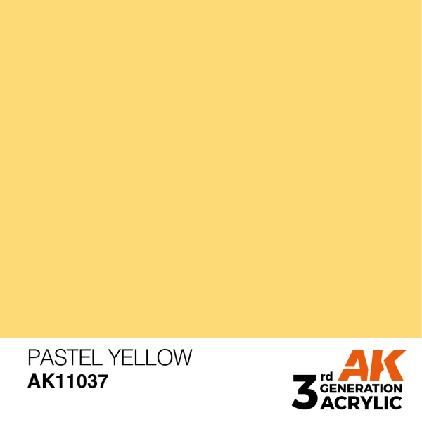 AK Interactive - 3rd Generation Acrylics 17ml - PASTEL YELLOW – PASTELS