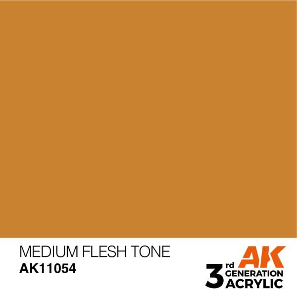 AK Interactive - 3rd Generation Acrylics 17ml - MEDIUM FLESH TONE – STANDARD