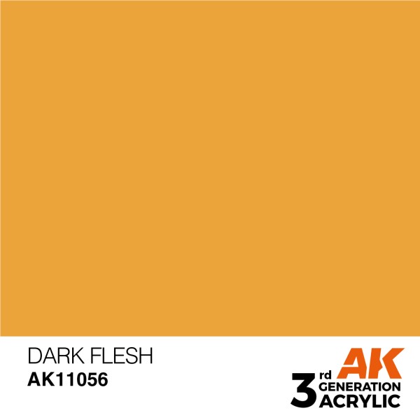 AK Interactive - 3rd Generation Acrylics 17ml - DARK FLESH – STANDARD