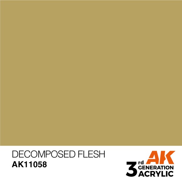 AK Interactive - 3rd Generation Acrylics 17ml - DECOMPOSED FLESH – STANDARD