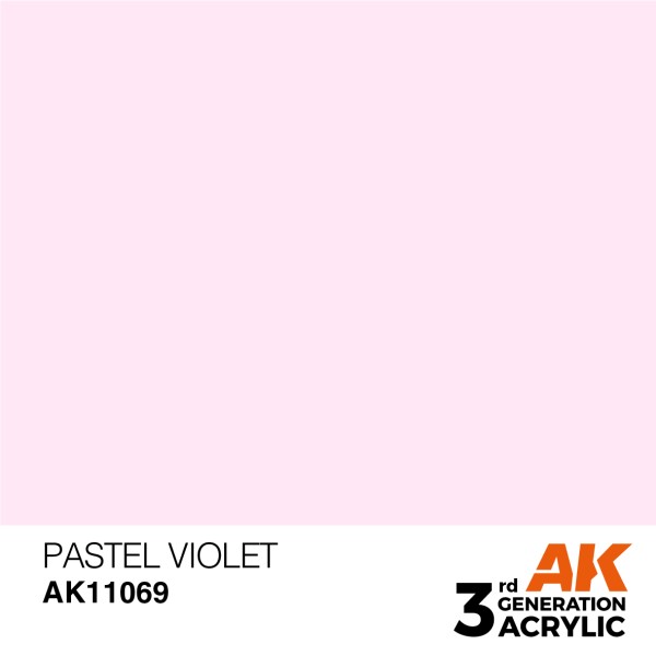 AK Interactive - 3rd Generation Acrylics 17ml - PASTEL VIOLET – PASTELS