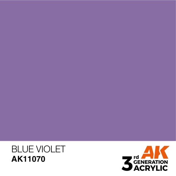 AK Interactive - 3rd Generation Acrylics 17ml - BLUE VIOLET – STANDARD