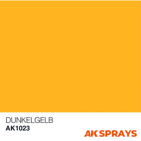 AK Interactive - Spray Primer - DUNKELGELB (Dark Yellow) 150ml (In-store / Pick-up only)