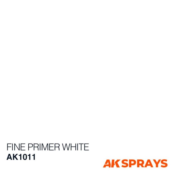 AK Interactive - Spray Primer - Fine WHITE 400ml (In-store / Pick-up only)