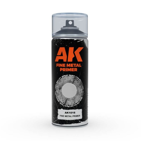 AK Interactive - Spray Primer - FINE PRIMER FOR METAL 150ml (In-store / Pick-up only)