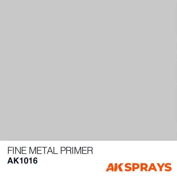 AK Interactive - Spray Primer - FINE PRIMER FOR METAL 150ml (In-store / Pick-up only)