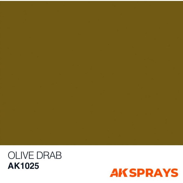 AK Interactive - Spray Primer - OLIVE DRAB 150ml (In-store / Pick-up only)