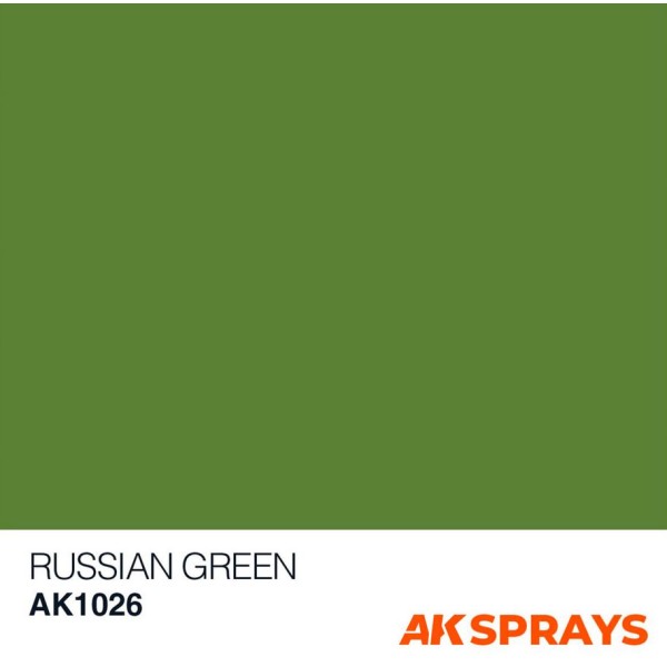 AK Interactive - Spray Primer - RUSSIAN GREEN 150ml (In-store / Pick-up only)