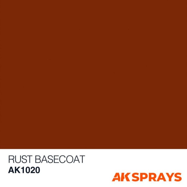 AK Interactive - Spray Primer - RUST BASECOAT 150ml (In-store / Pick-up only)