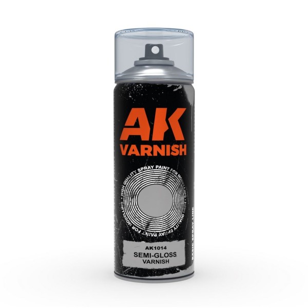 AK Interactive - Spray Varnish - SEMI GLOSS 400ml  (In-store / Pick-up only)