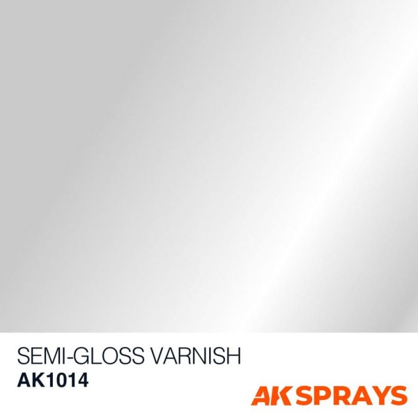 AK Interactive - Spray Varnish - SEMI GLOSS 400ml  (In-store / Pick-up only)