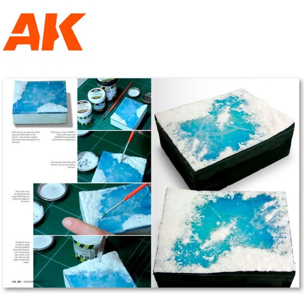 AK Interactive - DIORAMAS F.A.Q. 1.2 Extension – Water, ice and snow