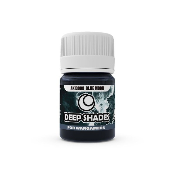 AK Interactive - DEEP SHADES ACRYLIC WASHES - BLUE MOON 30ML