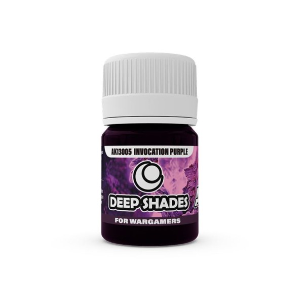 AK Interactive - DEEP SHADES ACRYLIC WASHES - INVOCATION PURPLE 30ML