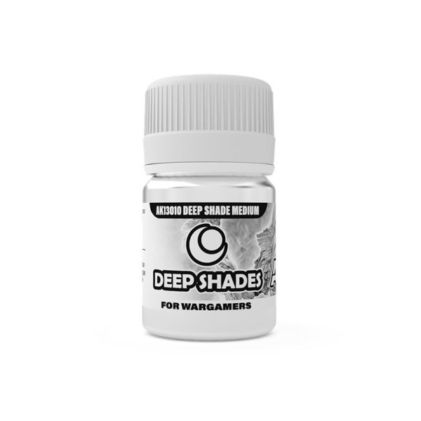 AK Interactive - DEEP SHADES ACRYLIC WASHES - MEDIUM 30ML