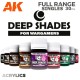 AK Interactive - DEEP SHADES - Acrylic Washes