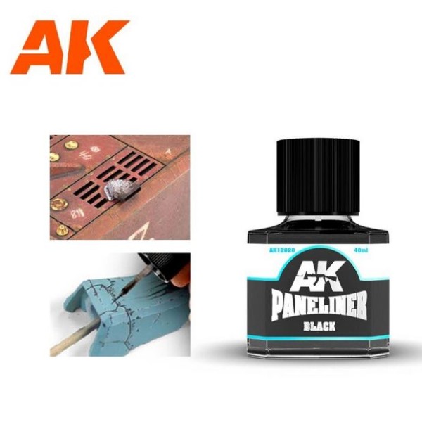 AK Interactive - Paneliner - Black - 40ml