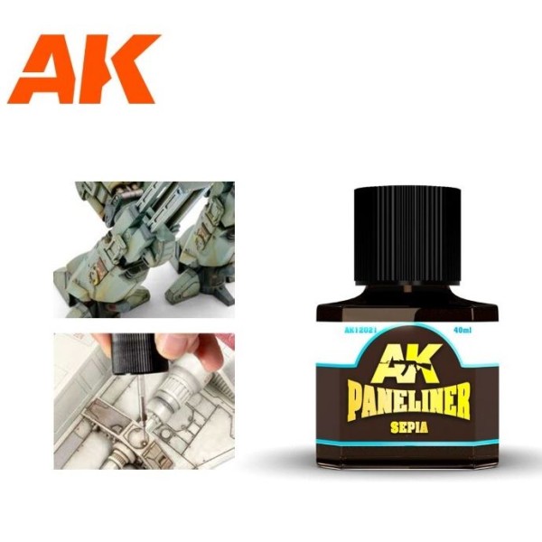 AK Interactive - Paneliner - Sepia - 40ml