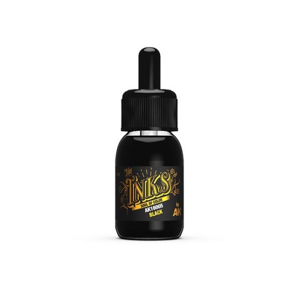 AK Interactive - The Inks - VANTA BLACK (30ml)