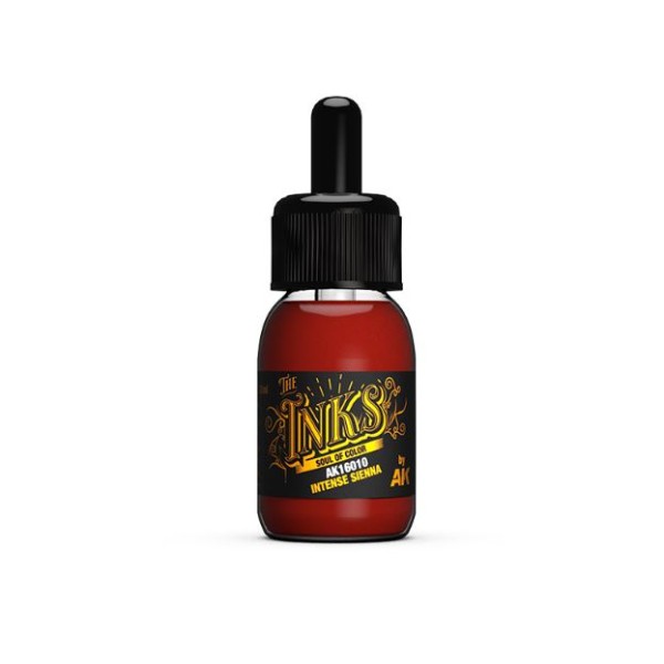 AK Interactive - The Inks - INTENSE SIENNA (30ml)