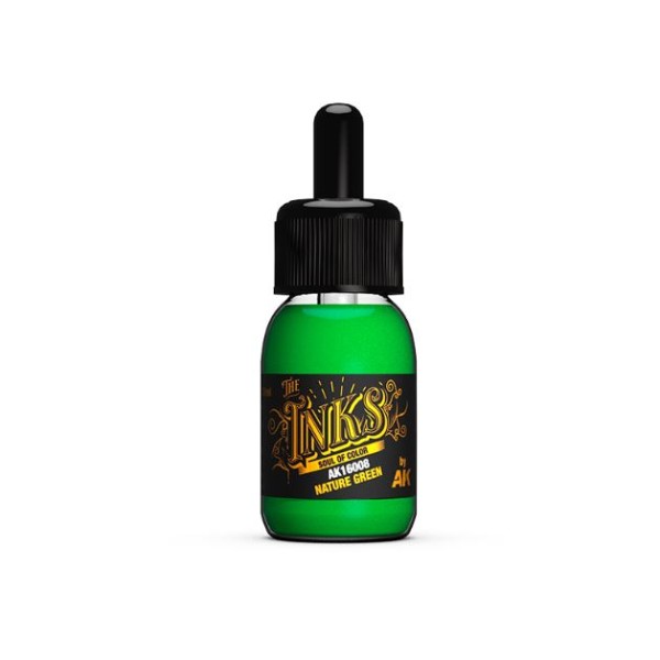 AK Interactive - The Inks - NATURE GREEN (30ml)