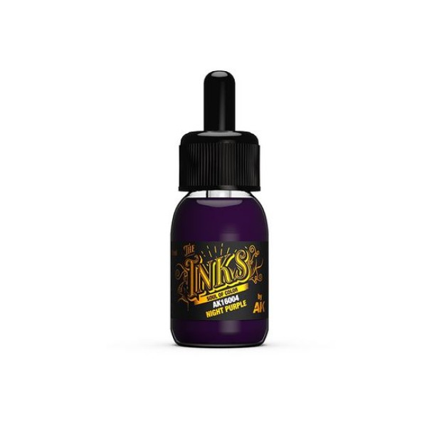 AK Interactive - The Inks - NIGHT PURPLE (30ml)