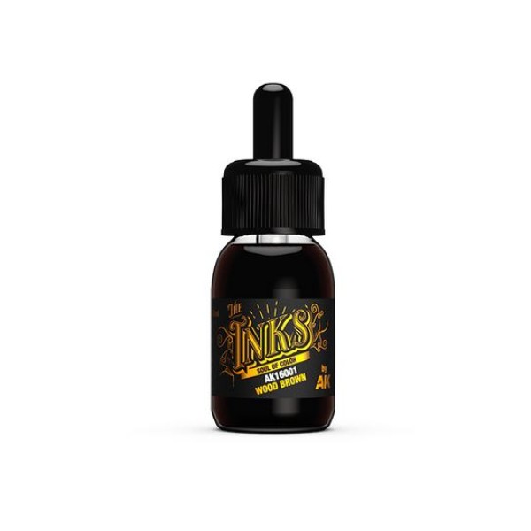 AK Interactive - The Inks - Wood Brown (30ml)