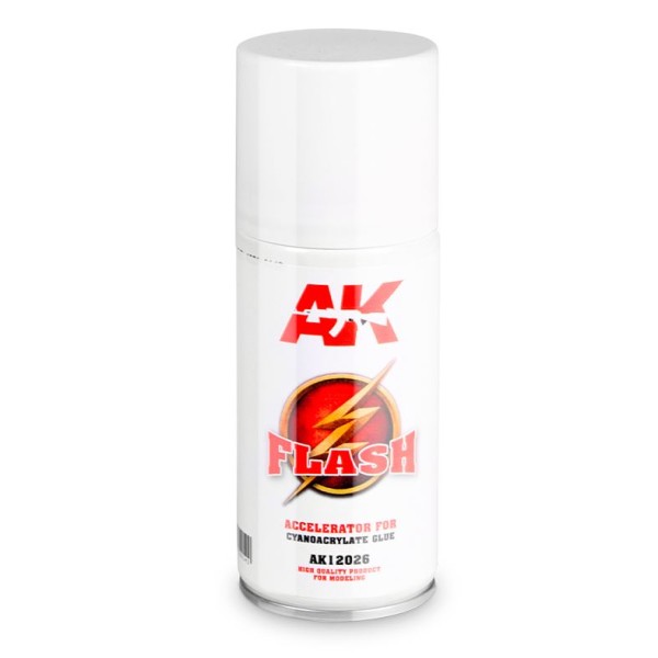 AK Interactive - FLASH – ACCELERATOR FOR CYANOACRYLATE GLUE (Pick-up Only)