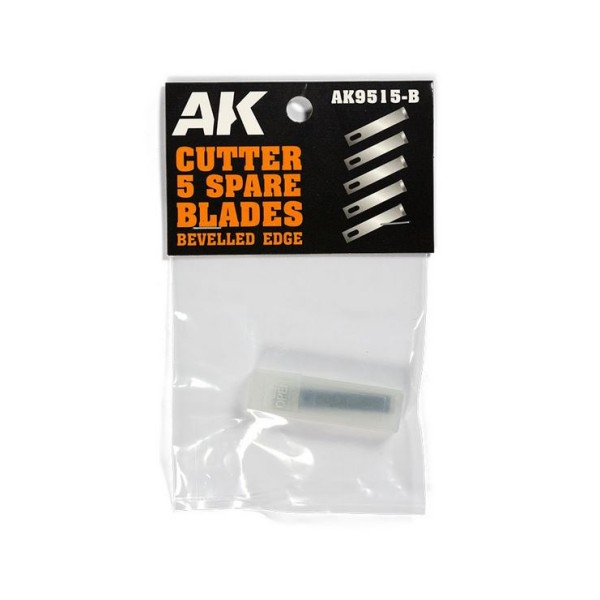 AK Interactive - Tools - Bevelled Edge Spare Blades (5)