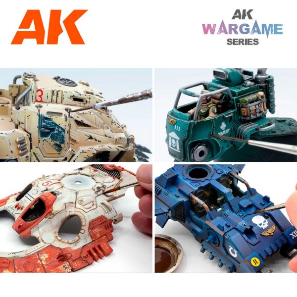 AK INTERACTIVE - WARGAME WASHES - YELLOW WASH (ENAMEL)