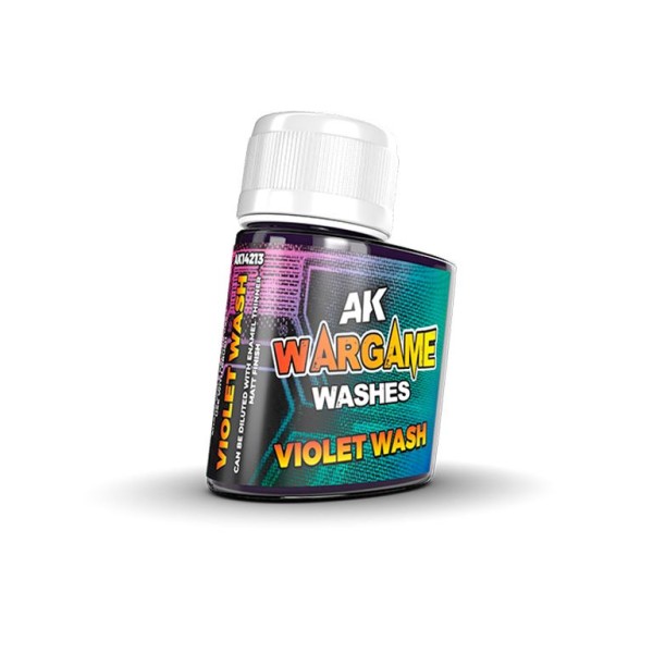 AK INTERACTIVE - WARGAME WASHES - VIOLET WASH (ENAMEL)