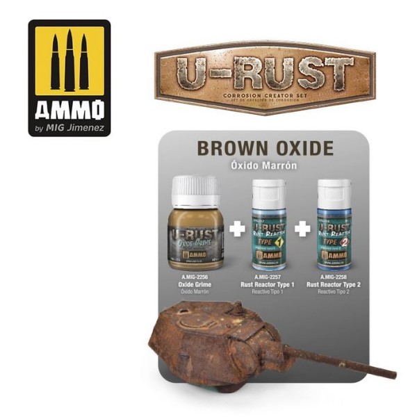 Mig - AMMO - Weathering Products - U-RUST Corrosion Creator Set