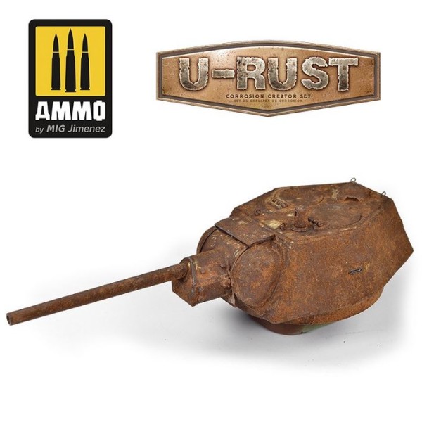 Mig - AMMO - Weathering Products - U-RUST Corrosion Creator Set