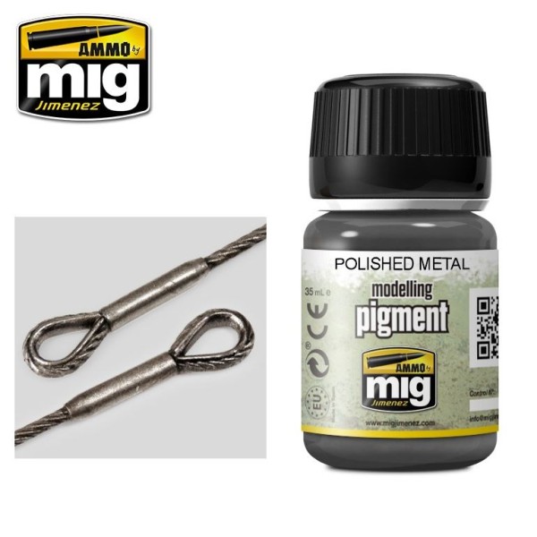 Mig - AMMO - Weathering Pigments - POLISHED METAL