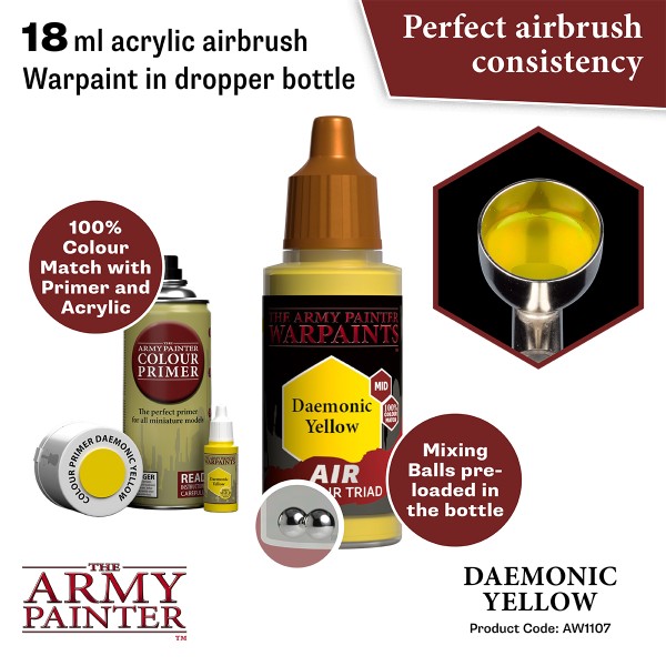 The Army Painter - Warpaints AIR - Daemonic Yellow