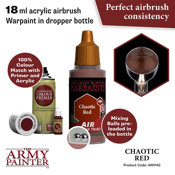 The Army Painter - Warpaints AIR - Chaotic Red