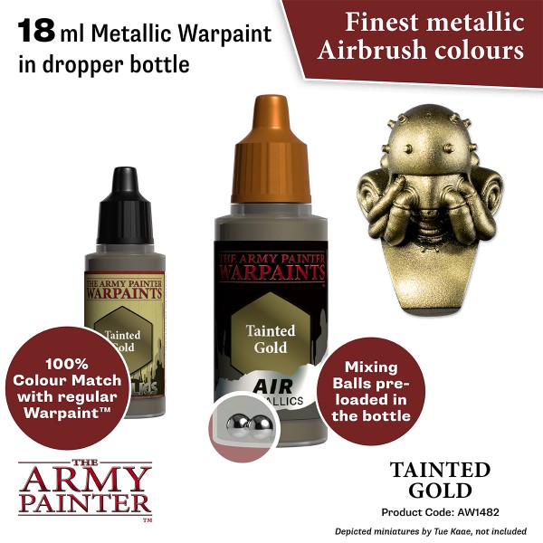 The Army Painter - Warpaints AIR Metallics - Tainted Gold