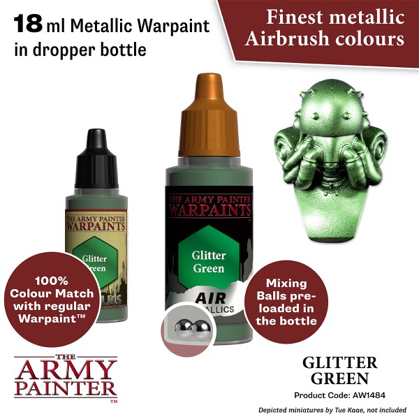 The Army Painter - Warpaints AIR Metallics - Glitter Green