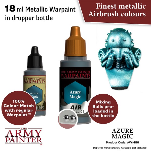 The Army Painter - Warpaints AIR Metallics - Azure Magic