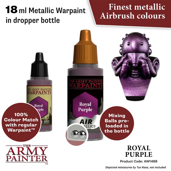 The Army Painter - Warpaints AIR Metallics - Royal Purple